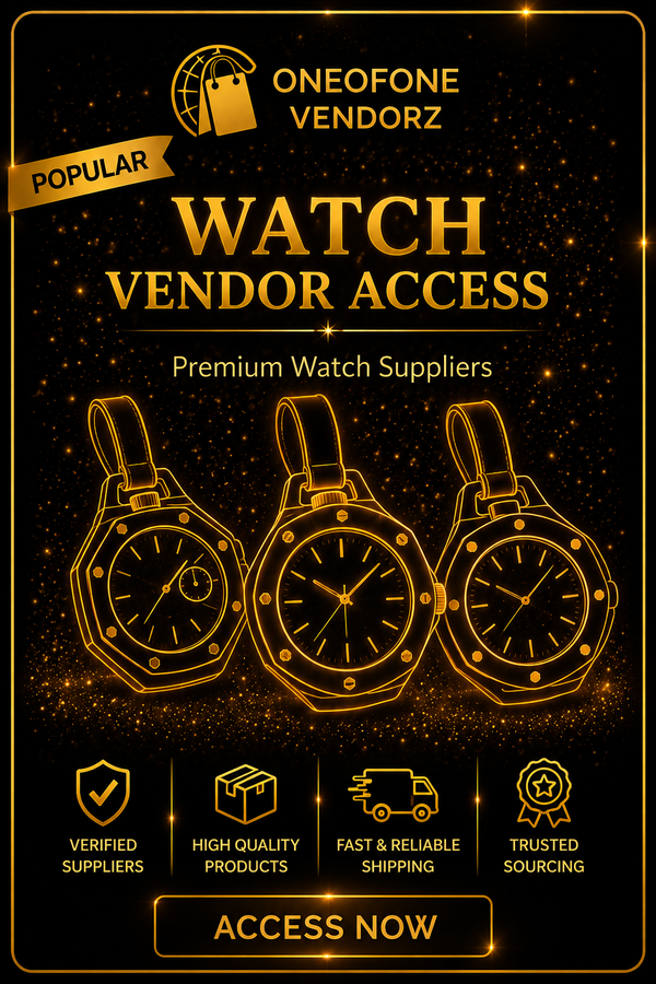 Exclusive Watch Supplier Access ⌚